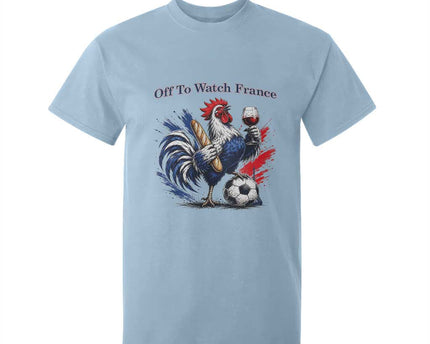 Funny French Rooster Soccer Fan T-Shirt For Kid Off To Watch France