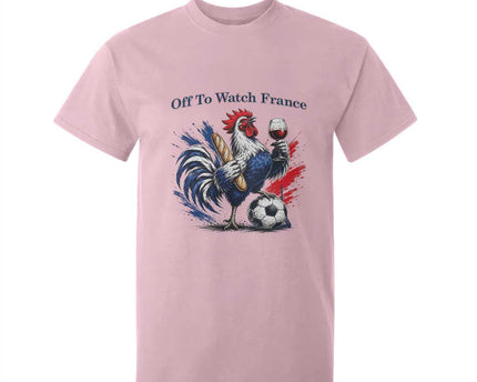 Funny French Rooster Soccer Fan T-Shirt For Kid Off To Watch France