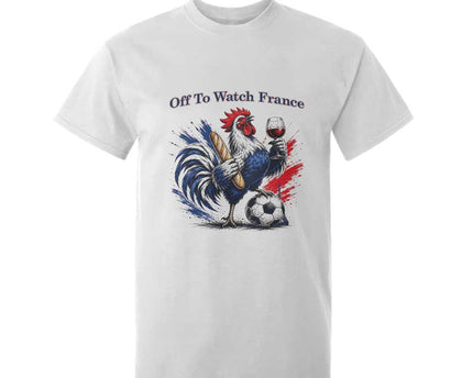 Funny French Rooster Soccer Fan T-Shirt For Kid Off To Watch France