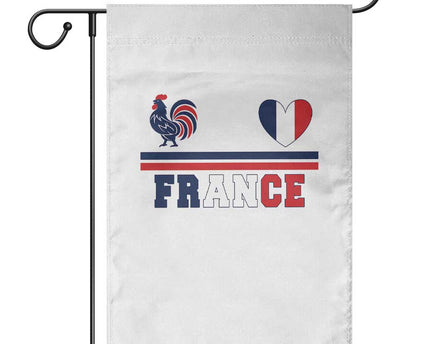 Patriotic France Soccer Fan Garden Flag Fierte Football Francaise