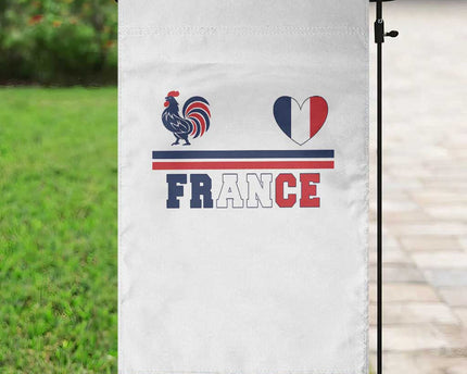 Patriotic France Soccer Fan Garden Flag Fierte Football Francaise