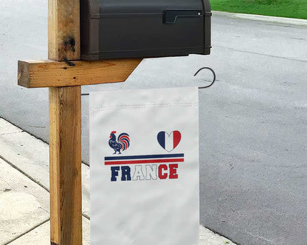 Patriotic France Soccer Fan Garden Flag Fierte Football Francaise