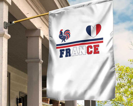 Patriotic France Soccer Fan Garden Flag Fierte Football Francaise
