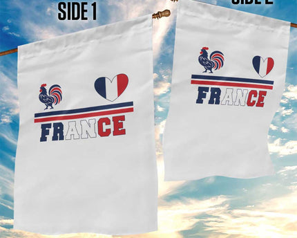 Patriotic France Soccer Fan Garden Flag Fierte Football Francaise