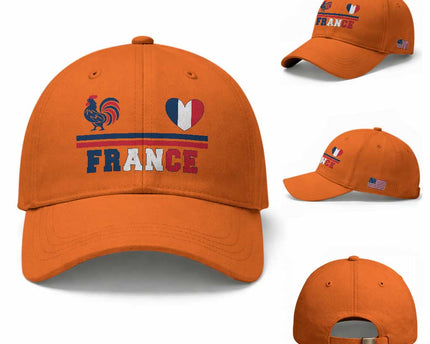 Patriotic France Soccer Fan Baseball Cap Fierte Football Francaise