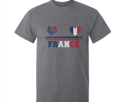 Patriotic France Soccer Fan T-Shirt For Kid Fierte Football Francaise