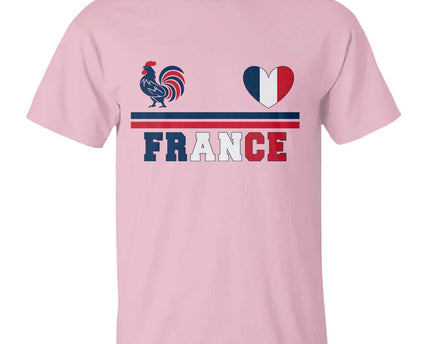 Patriotic France Soccer Fan T-Shirt Fierte Football Francaise