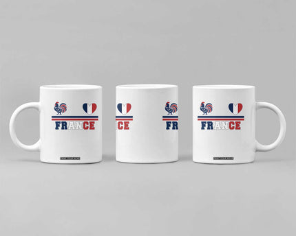 Patriotic France Soccer Fan Coffee Mug Fierté Football Française