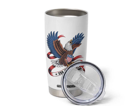 No Kings Tumbler Cup USA 250th Anniversary Freedom Eagle