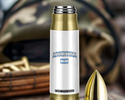Throwback Argentina Pride Bullet Tumbler Vintage Flag Heritage Gift