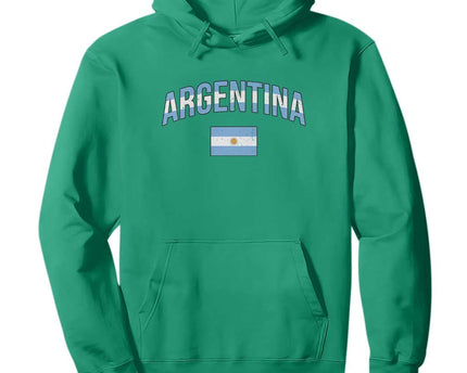 Throwback Argentina Pride Hoodie Vintage Flag Heritage Gift