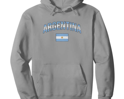 Throwback Argentina Pride Hoodie Vintage Flag Heritage Gift