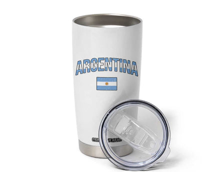 Throwback Argentina Pride Tumbler Cup Vintage Flag Heritage Gift
