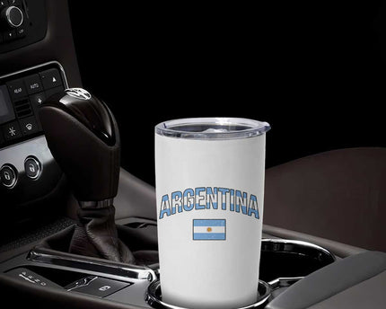 Throwback Argentina Pride Tumbler Cup Vintage Flag Heritage Gift