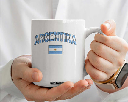 Throwback Argentina Pride Coffee Mug Vintage Flag Heritage Gift