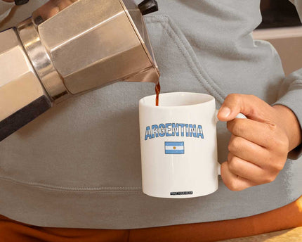 Throwback Argentina Pride Coffee Mug Vintage Flag Heritage Gift