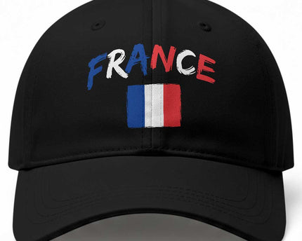 Vintage France Flag French Heritage Graphic Baseball Cap