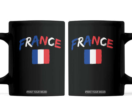 Vintage France Flag French Heritage Graphic Coffee Mug