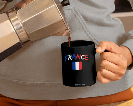 Vintage France Flag French Heritage Graphic Coffee Mug