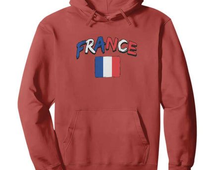 Vintage France Flag French Heritage Graphic Hoodie