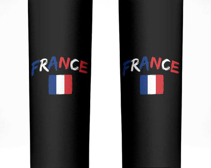 Vintage France Flag French Heritage Graphic Skinny Tumbler