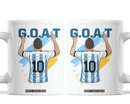 Legendary Number 10 Coffee Mug Goat Of Soccer Gift For Fans
