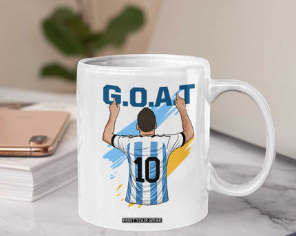 Legendary Number 10 Coffee Mug Goat Of Soccer Gift For Fans
