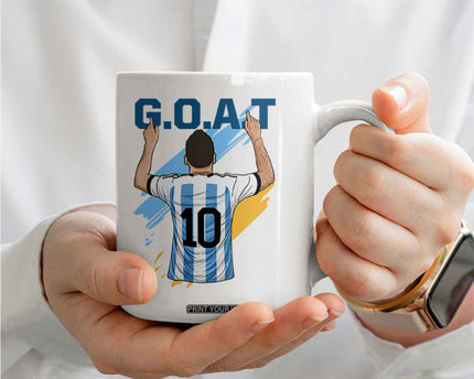 Legendary Number 10 Coffee Mug Goat Of Soccer Gift For Fans