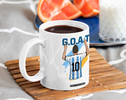 Legendary Number 10 Coffee Mug Goat Of Soccer Gift For Fans