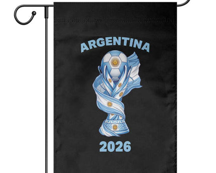 Proud Argentina Soccer 2026 Garden Flag World Football Fan Gift