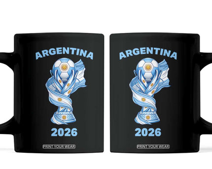 Proud Argentina Soccer 2026 Coffee Mug World Football Fan Gift