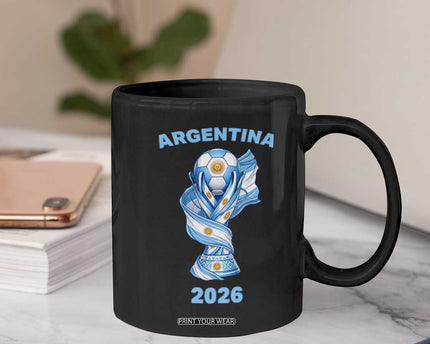 Proud Argentina Soccer 2026 Coffee Mug World Football Fan Gift