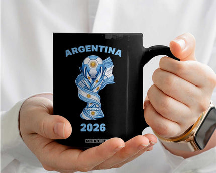 Proud Argentina Soccer 2026 Coffee Mug World Football Fan Gift