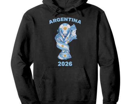 Proud Argentina Soccer 2026 Hoodie World Football Fan Gift