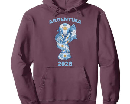 Proud Argentina Soccer 2026 Hoodie World Football Fan Gift
