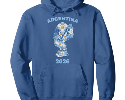 Proud Argentina Soccer 2026 Hoodie World Football Fan Gift