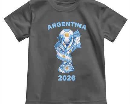 Proud Argentina Soccer 2026 Toddler T-Shirt World Football Fan Gift
