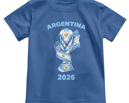 Proud Argentina Soccer 2026 Toddler T-Shirt World Football Fan Gift