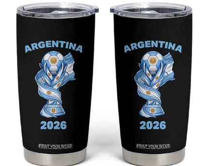 Proud Argentina Soccer 2026 Tumbler Cup World Football Fan Gift