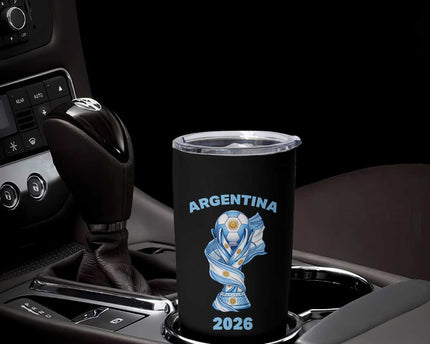 Proud Argentina Soccer 2026 Tumbler Cup World Football Fan Gift