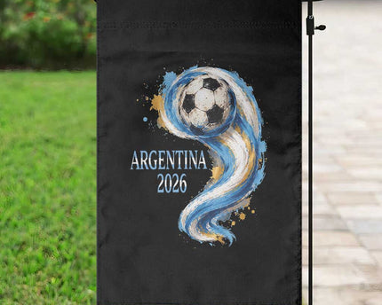 Argentina 2026 Soccer Fan Garden Flag Proud Football Flag Supporter