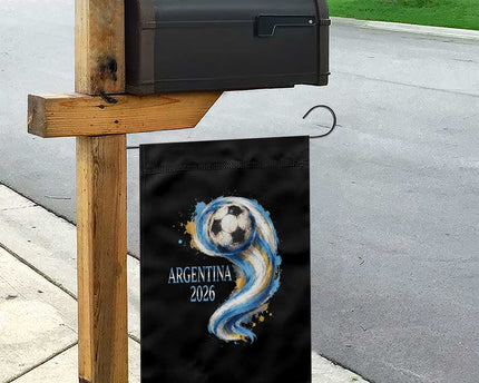Argentina 2026 Soccer Fan Garden Flag Proud Football Flag Supporter