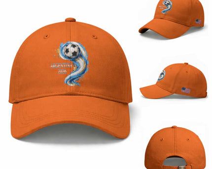 Argentina 2026 Soccer Fan Baseball Cap Proud Football Flag Supporter