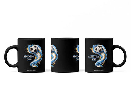 Argentina 2026 Soccer Fan Coffee Mug Proud Football Flag Supporter