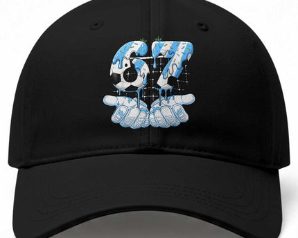Funny Argentina Six Seven Football Meme Baseball Cap Gen Alpha Soccer Fan