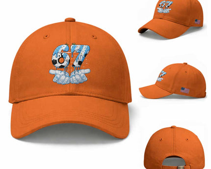 Funny Argentina Six Seven Football Meme Baseball Cap Gen Alpha Soccer Fan