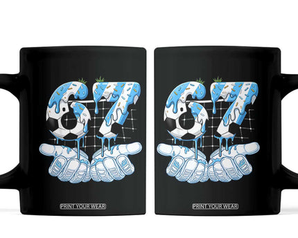 Funny Argentina Six Seven Football Meme Coffee Mug Gen Alpha Soccer Fan