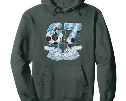 Funny Argentina Six Seven Football Meme Hoodie Gen Alpha Soccer Fan