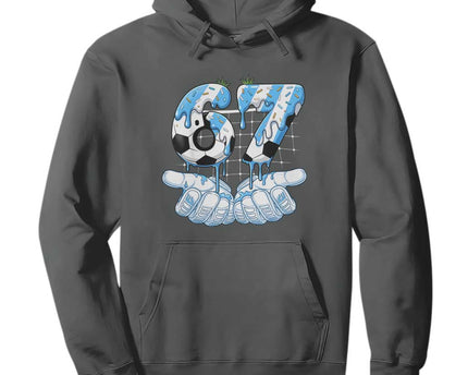 Funny Argentina Six Seven Football Meme Hoodie Gen Alpha Soccer Fan
