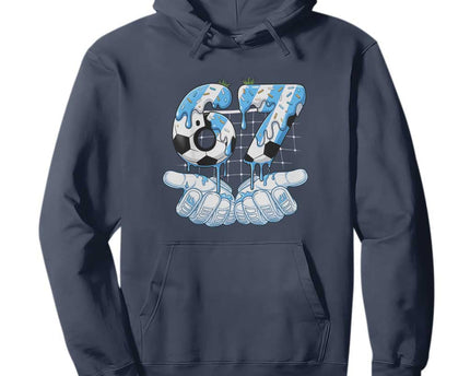 Funny Argentina Six Seven Football Meme Hoodie Gen Alpha Soccer Fan